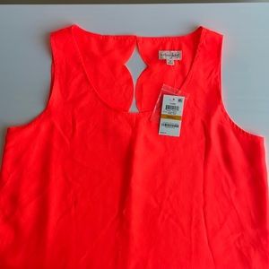 Madison Jules scalloped tank top size small